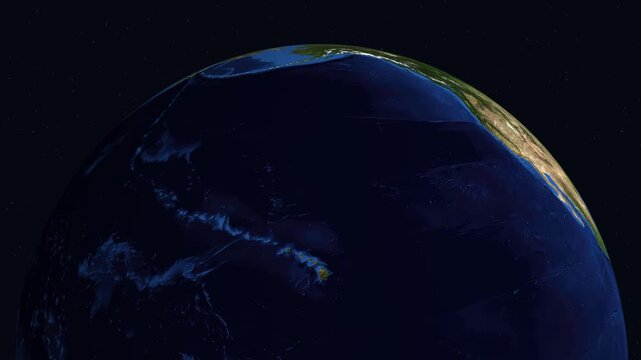 Cinematic Zoom From Space To Night City Lights Over Beijing China