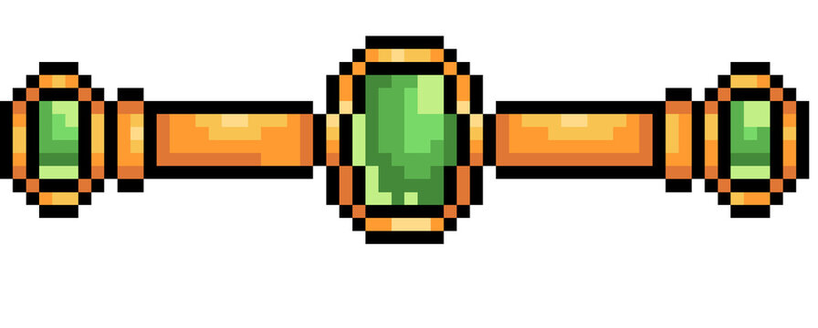 pixel art of pg border banner