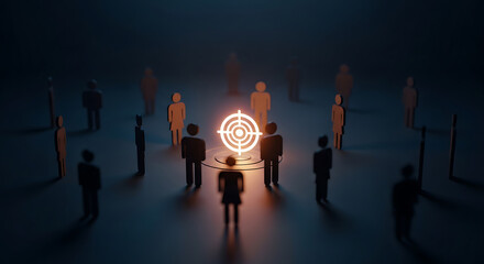 Targeted audience, customer focus, and achieving goals with a clear objective in a diverse group