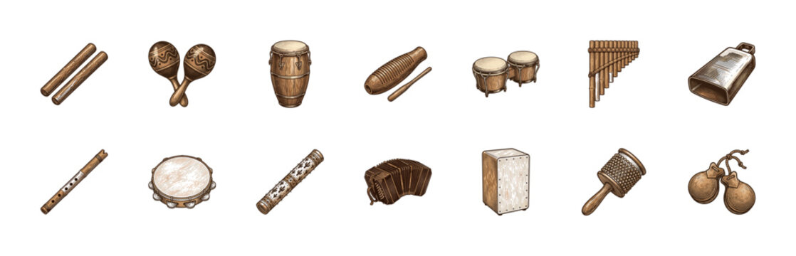 Latin American Folk Musical Instruments