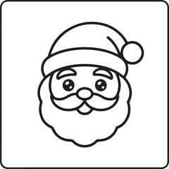 Obraz premium Merry Christmas - Holiday Coloring Fun
