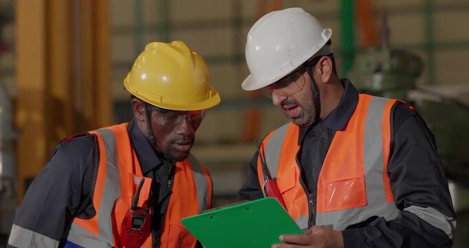 A supervisor mentors a technician using a rugged laptop beside a production machine in a manufacturing facility, showing digital supervision, faster troubleshooting, productivity, and process control.