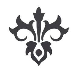 Heraldic Fleur De Lis Symbol © Davide Studio