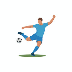 Obraz premium soccer player with ball