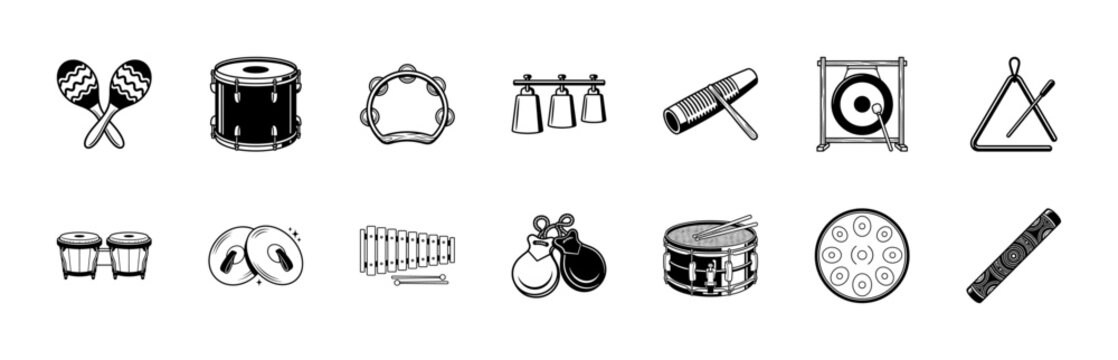 Percussion Instrument Rhythm Asset Grid