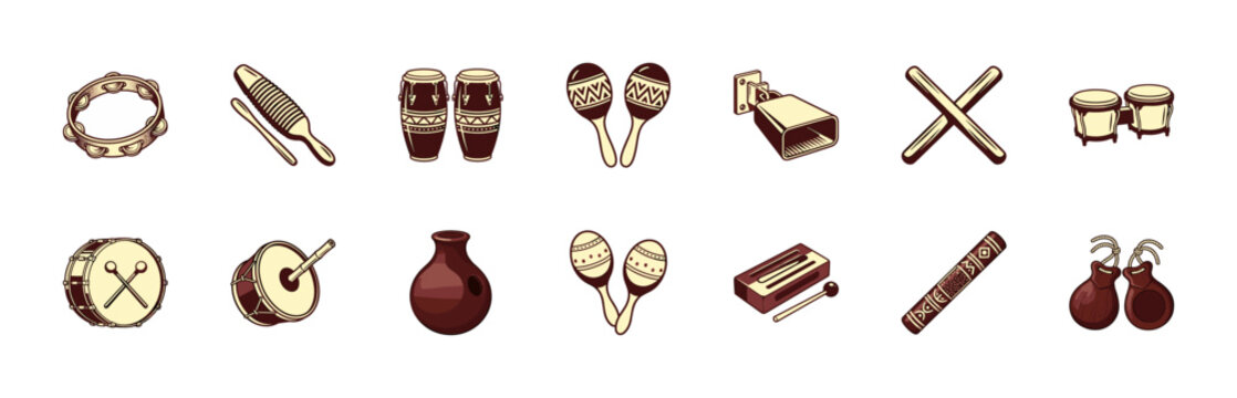 Rhythm and Percussion Musical Instrument Set