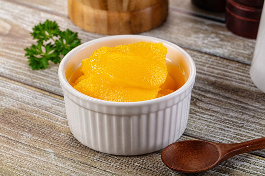 Golden Ghee melted homemade butter