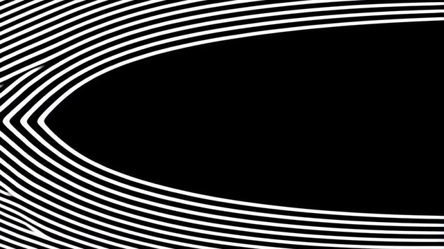 Lines white horizontal with black background and wavy pattern featuring abstract, design, graphic with texture and stripes elements for striped,