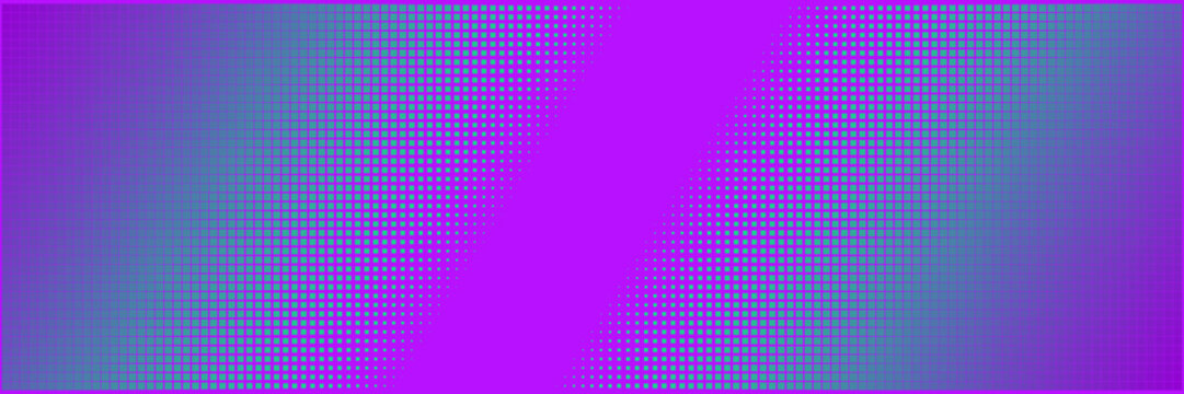 Purple and Teal Halftone Gradient Background for Retro Gaming and Synthwave Design