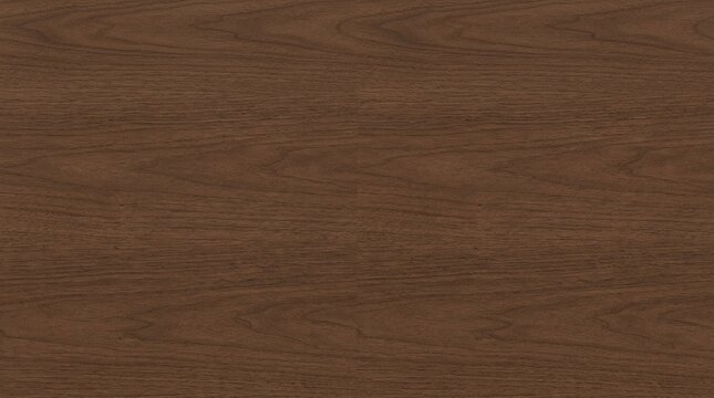 Detailed closeup view of a dark brown, horizontally oriented wood texture