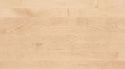 Close up shot of a light colored wooden butcher block countertop surface © Maruf