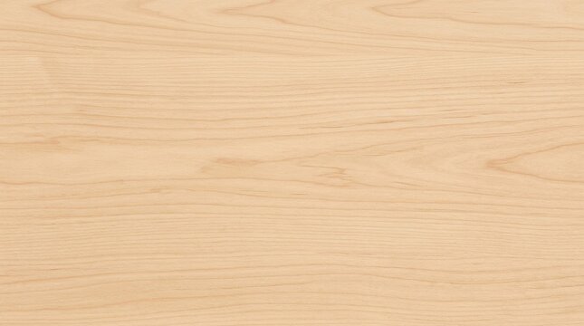 Close up shot of light maple wood grain texture and pattern