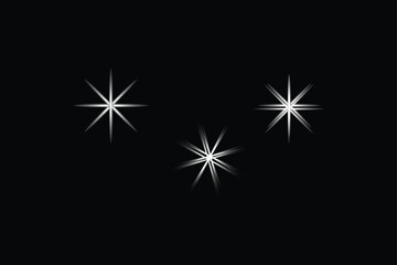 Fototapeta premium A bright vector illustration design featuring a colorful Christmas tree, stars, and fireworks celebrating the New Year holiday against a black night sky pattern