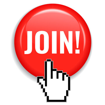 Join glossy web button, click to join now