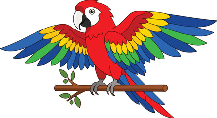 Colorful Parrot © Shaown
