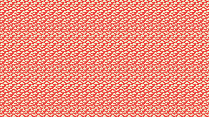 Obraz premium Close-up abstract red fabric texture with diagonal weave pattern for backgrounds and design