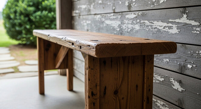 wooden bench in the snow wood, furniture, table, wooden, chair, stool, seat, bench