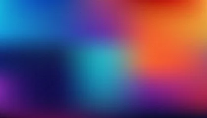 Fotobehang Kunst A vibrant abstract gradient background blends shades of blue purple and orange with a textured effect high quality  © creative art