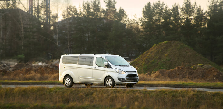 White coach with clean design outdoors