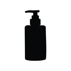 Fototapeta premium Primer silhouette icon vector illustration. 