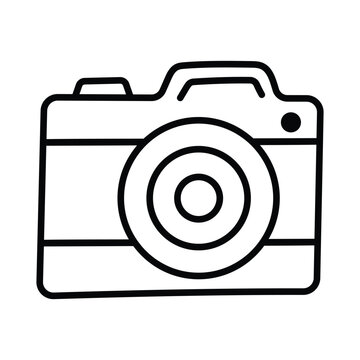 Camera doodle icon eps 10 file