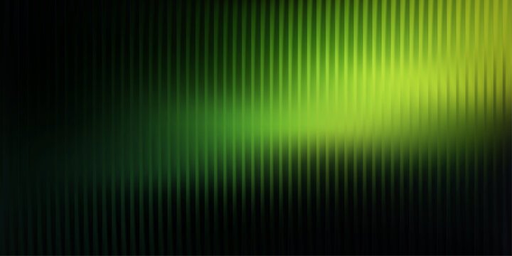 Dark green gradient with glass texture, riddle glass ripple and soft fractal glow across vertical refraction stripes. Abstract background, vector illustration