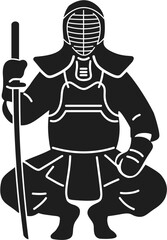 Obraz premium Kendo Athlete 