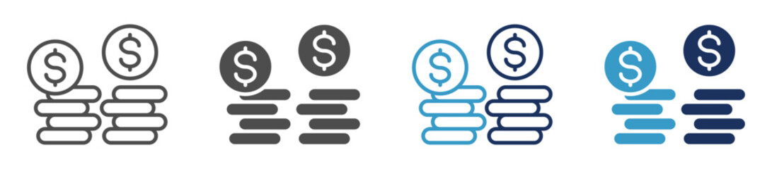 Fototapeta premium share capital multi purpose icon set