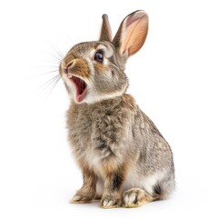 Fototapeta premium Happy rabbit animal mammal rodent.