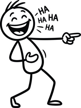 Laughing Stickman Face