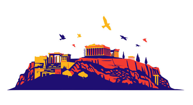 Acropolis of Athens Ancient Greek Architecture.