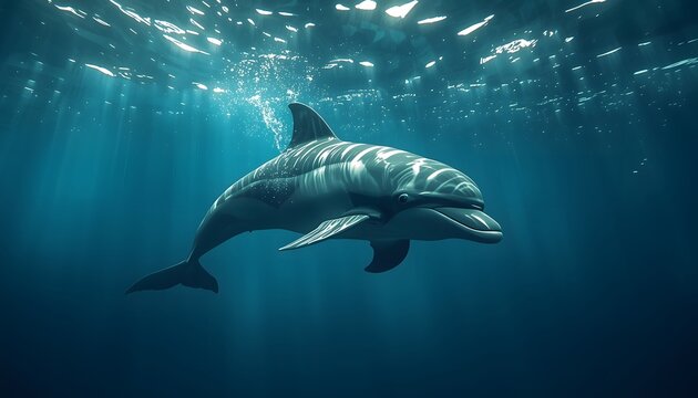 shark in the sea