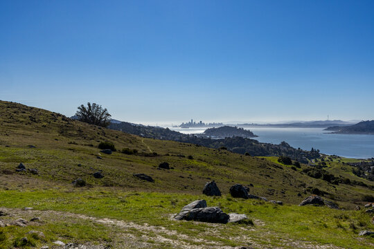 San Francisco skyline from Ring Mountain