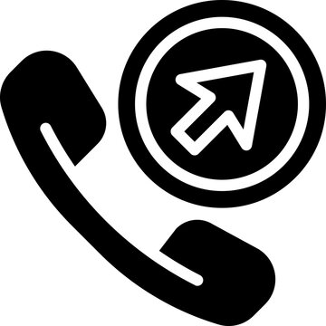 outgoing glyph icon. Strong and solid vector icon for websites, mobile interfaces, presentations, and visual branding. High quality and easy to edit.