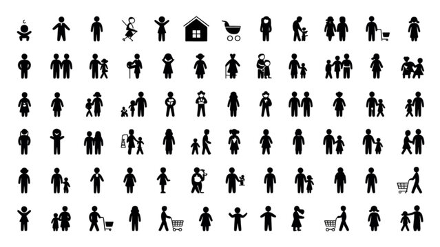 Collection of diverse handwritten alphanumeric symbols and mathematical operators Vector