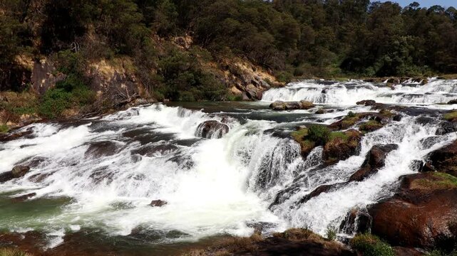 Pykara waterfalls in Ooty, Tamil Nadu, India scenic view. 