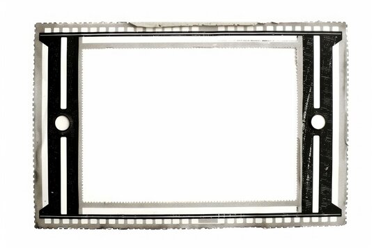 Analog film frame vintage photography filmstrip.