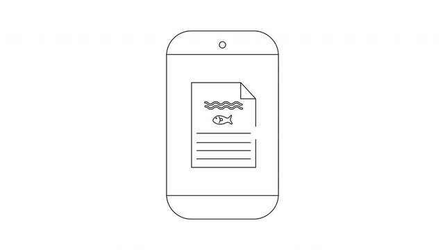 Smartphone App for Fishing - Digital Angling Logbook Concept.