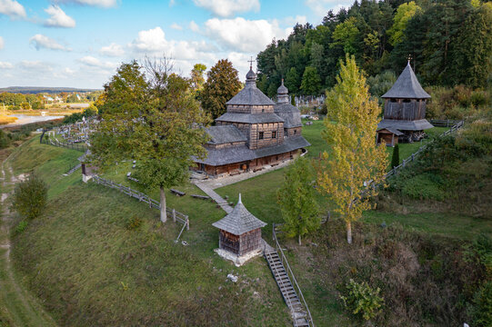 Holy Spirit Wooden Church in Potelych UNESCO World Heritage site