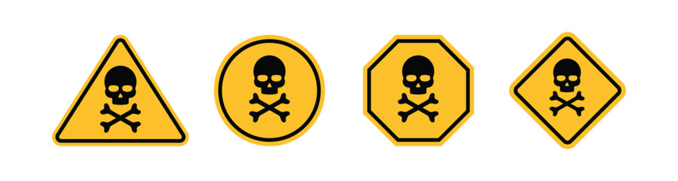 Warning Sign Icon, Danger Hazard Symbol, Safety Alert Caution Traffic Sign