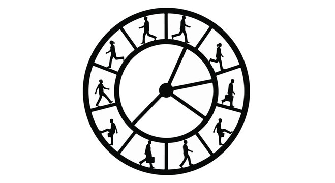 yoga poses wheel infographic illustration