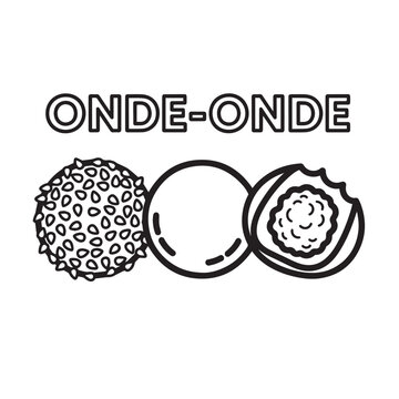Onde Onde Illustration with Different Styles