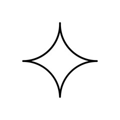 Fototapeta premium Minimal geometric icon. Simple abstract shape for design, UI, and branding.