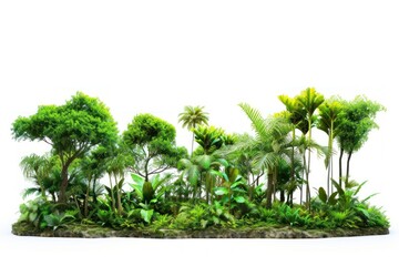 Naklejka premium Amazon Rainforest vegetation rainforest outdoors.