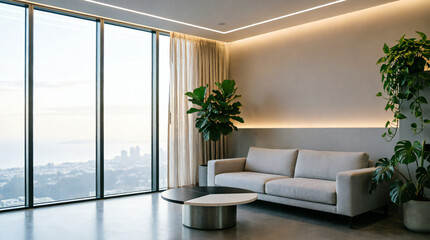Fototapeta premium Beautiful neat and clean home decoration with innovative way 