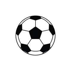 Fototapeta premium Soccer ball icon isolated on white background