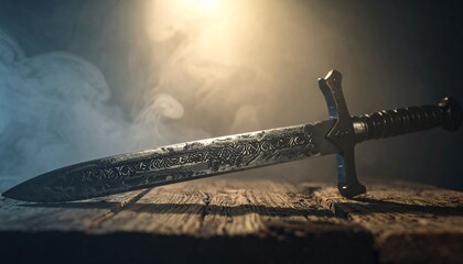 Antique sword on rustic wood symbolizing the struggle for freedom on Tiradentes Day