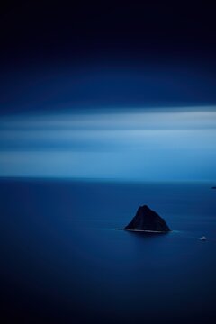Photo of sea riptide land shoreline outdoors.