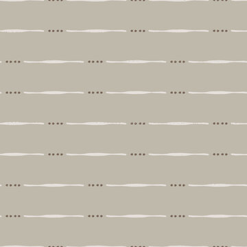 Modern stripes seamless pattern. Simple boho texture cottagecore trendy geometric abstract  home masculine sophisticated border background 