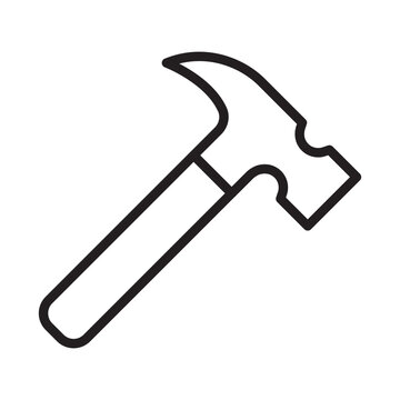 Hammer tool icon